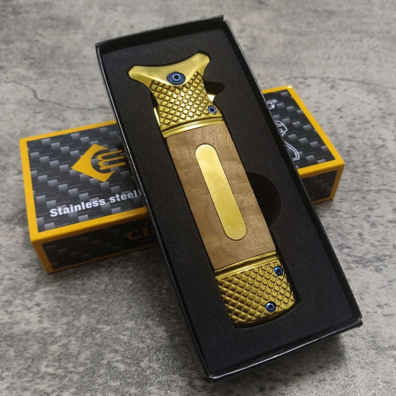 Glocknife - Canivete Premium com acabamento damasco