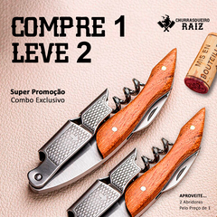 Saca Rolhas Abridor de Vinho Compre 1 Leve 2