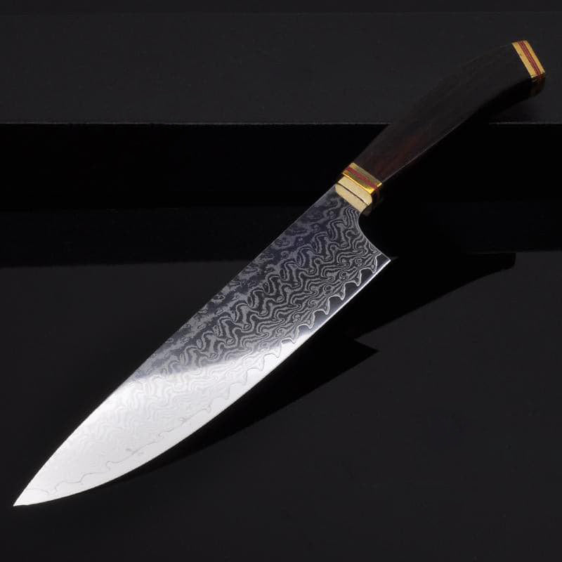 Ebony - Faca do Chef Aço Damasco 8" (20cm)