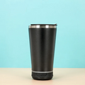 BeatCup™: Copo Térmico Parede Dupla & Caixa de Som Bluetooth