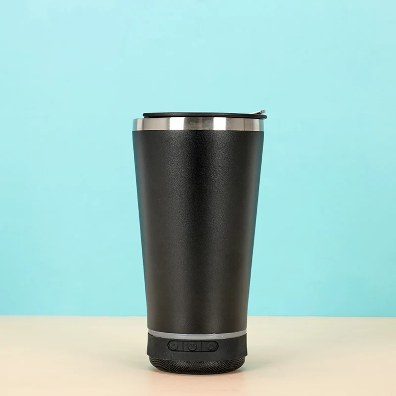 BeatCup™: Copo Térmico Parede Dupla & Caixa de Som Bluetooth