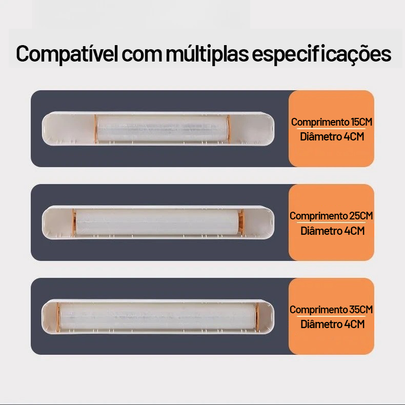 Dispenser para Cortar Papel Filme, Alumínio e Plástico