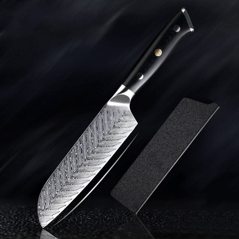 Brahman™ - Faca Santoku de Aço Damasco